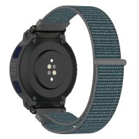 brățară din nailon cu velcro pentru Amazfit Active Edge - Gri albastru