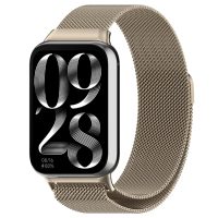 brățară milaneză pentru Xiaomi Redmi Watch 4, Smart Band 8 Pro și 9 Pro - bej