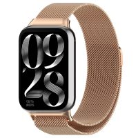 brățară milaneză pentru Xiaomi Redmi Watch 4, Smart Band 8 Pro și 9 Pro - roz auriu