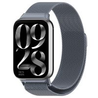brățara milaneză pentru Xiaomi Redmi Watch 4, Smart Band 8 Pro și 9 Pro - gri