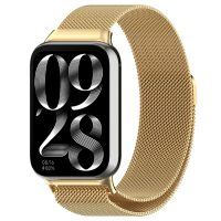 brățara milaneză pentru Xiaomi Redmi Watch 4, Smart Band 8 Pro și 9 Pro - aurie