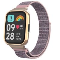Curea din nailon cu arici pentru Xiaomi Redmi Watch 3 Active - roz