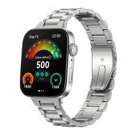 Brățară metalică pentru Huawei Watch Fit 3, 4 și 4 Pro - Argintie