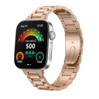 Brățară din metal eses pentru Huawei Watch Fit 3, 4 și 4 Pro - Roz auriu