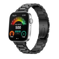 Brățară metalică pentru Huawei Watch Fit 3, 4 și 4 Pro - Neagră