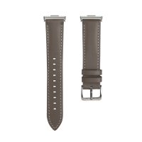 Brățară din piele eses pentru Huawei Watch Fit 3, 4 și 4 Pro - Gri deschis