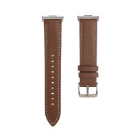 Brățară din piele pentru Huawei Watch Fit 3, 4 și 4 Pro - Maro