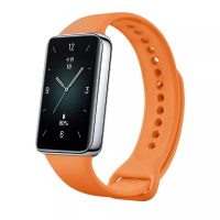 Brățară din silicon pentru Honor Band 9 - Portocalie