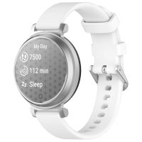 eses Brățară din silicon pentru Garmin Lily 2 și Garmin Lily 2 Active- Alb, 14 mm