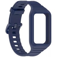 eses Brățară din silicon cu ramă pentru Honor Band 9 - Albastru