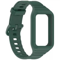 eses Brățară din silicon cu ramă pentru Honor Band 9 - Verde
