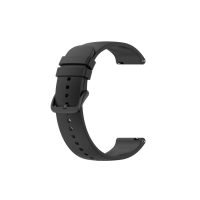 eses Bandă din silicon neted - Negru, 20 mm
