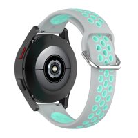 eses Curea sport din silicon cu introducere - Culoare gri-marin, 22 mm