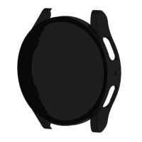 Husă de protecție cu sticlă fumurie pentru Samsung Galaxy Watch 7 40mm - Negru