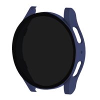 Husă de protecție cu sticlă fumurie pentru Samsung Galaxy Watch 7 40mm - Albastru închis