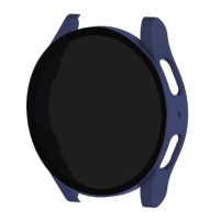 Husă de protecție cu sticlă fumurie pentru Samsung Galaxy Watch 7 44mm - Albastru închis