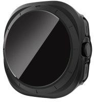 Husă de protecție cu sticlă fumurie pentru Samsung Galaxy Watch Ultra 47mm - Negru