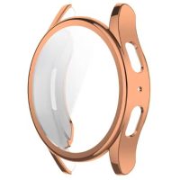Husă de silicon pentru Samsung Galaxy Watch 7 44 mm - Roz auriu
