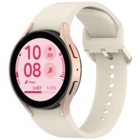 Brățară din silicon pentru Samsung Galaxy Watch 4, 5, 6, 7, FE - Bej, OneClick