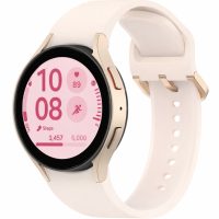 Brățară din silicon eses pentru Samsung Galaxy Watch 4, 5, 6, 7, FE - Bej roz, OneClick