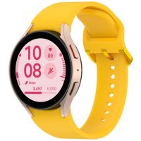 Brățară din silicon pentru Samsung Galaxy Watch 4, 5, 6, 7, FE - Galben, OneClick