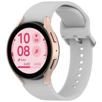 Brățară din silicon pentru Samsung Galaxy Watch 4, 5, 6, 7, FE - Gri deschis, OneClick