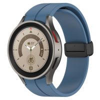 esec Brățară din silicon cu prindere magnetică pentru Samsung Galaxy Watch 4, 5, 6, 7 - Albastră