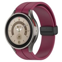 esec Brățară din silicon cu prindere magnetică pentru Samsung Galaxy Watch 4, 5, 6, 7 - Verde