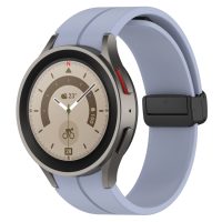esec Brățară din silicon cu prindere magnetică pentru Samsung Galaxy Watch 4, 5, 6, 7 - Albastru-violet