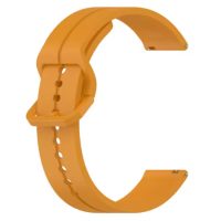 Brățară din silicon cu sistem de închidere și prindere colorată - Portocalie, 22 mm