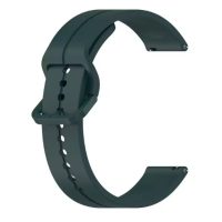 Brățară din silicon cu sistem de închidere și prindere colorată - Verde, 22 mm