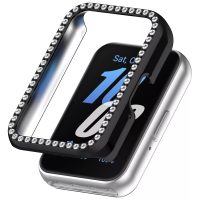 Cadru de protecție cu pietre pentru Samsung Galaxy Fit 3 - Negru