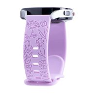 Brat Silikon - Violet Floral, 22 mm
