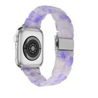Cureaua din rășină epoxidică - Patterned Light Purple, 42mm, 44mm, 45mm, 49mm