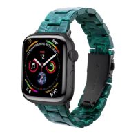 Cureaua din rășină epoxidică - Patterned Dark Green, 42mm, 44mm, 45mm, 49mm