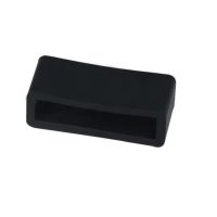 Brățară din silicon pentru ceas - Neagră, 22 mm