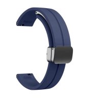 Brățară din silicon eses cu cataramă magnetică pentru Garmin Lily 2 și Garmin Lily 2 Active - Albastru închis, 14 mm