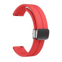 Brățară din silicon eses cu cataramă magnetică pentru Garmin Lily 2 și Garmin Lily 2 Active - Roșu, 14 mm