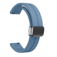 Brățară din silicon eses cu cataramă magnetică pentru Garmin Lily 2 și Garmin Lily 2 Active - Albastru, 14 mm
