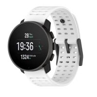 esem brățară din silicon - perforată albă, 22 mm