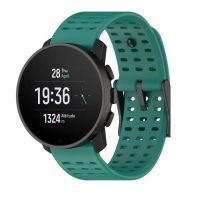 esem brățară din silicon - perforată verde, 22 mm