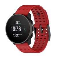esem brățară din silicon - perforată roșie, 22 mm