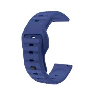 eses Brățară din silicon cu prindere - Albastră cu model, 16 mm