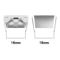 eses Conector pentru Honor Band 6,7 și Huawei Band 6, 6 Pro - Argintiu, 2 bucăți