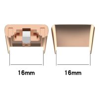 eses Conector pentru Honor Band 6,7 și Huawei Band 6, 6 Pro - Roz auriu, 2 bucăți