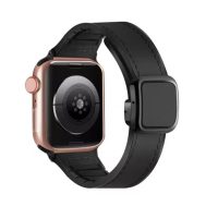 eses Cureaua sportivă din piele pentru Apple Watch - Neagră 38mm, 40mm, 41mm