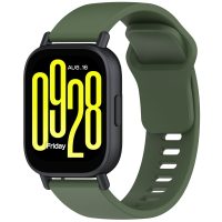 eses Husă din silicon simplă - Verde, 22 mm