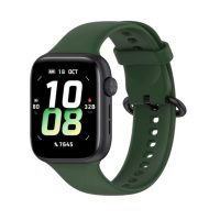 Brățară din silicon netedă eses pentru Honor Watch 5 - Verde închis