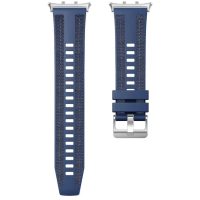curea din silicon pentru Honor Watch 5 - Albastră închisă