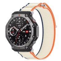 brățară din nailon pentru Xiaomi Amazfit T-Rex 3 - portocaliu-bej